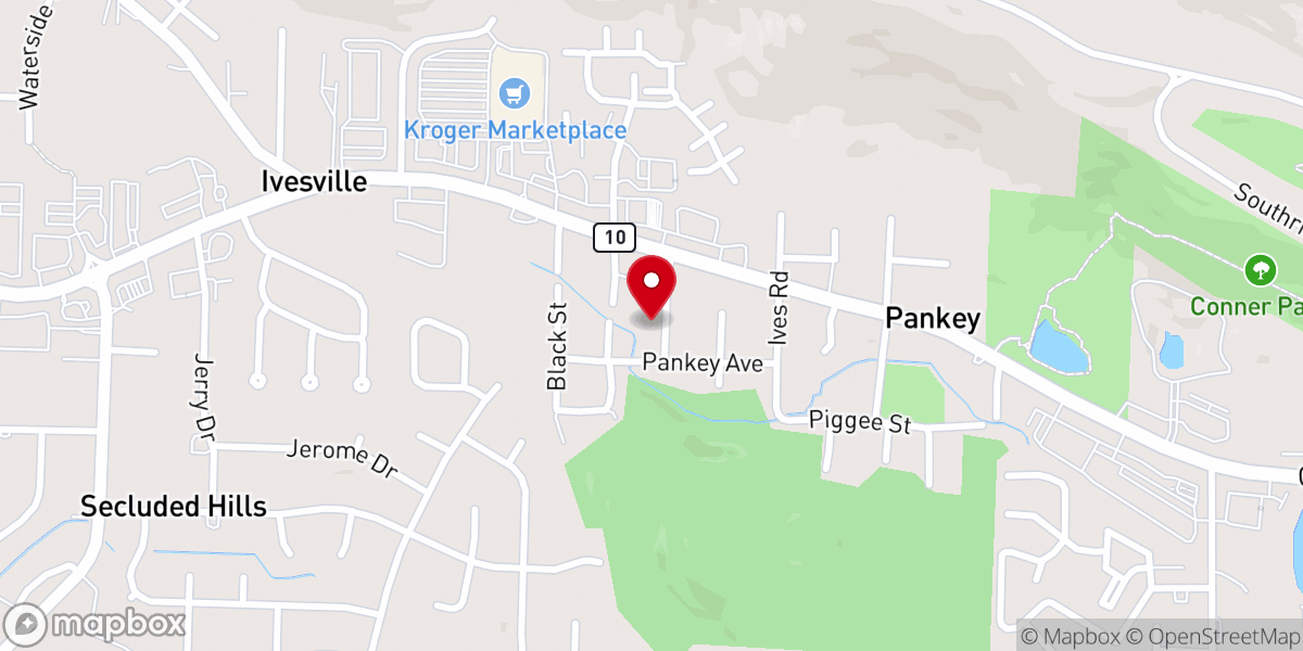 Map showing location of Grace Temple Church