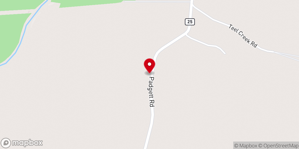 Map showing location of Conecuh River Baptist Church