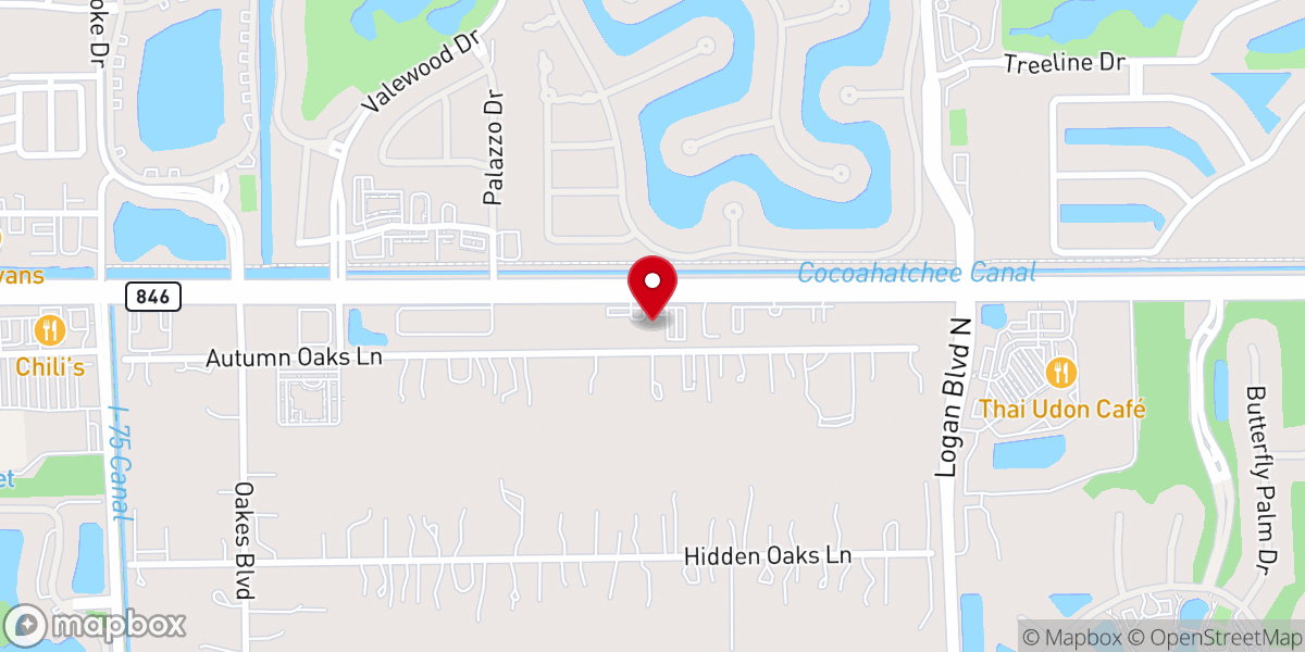 Map showing location of World Evangelization Center of Sowers Inc