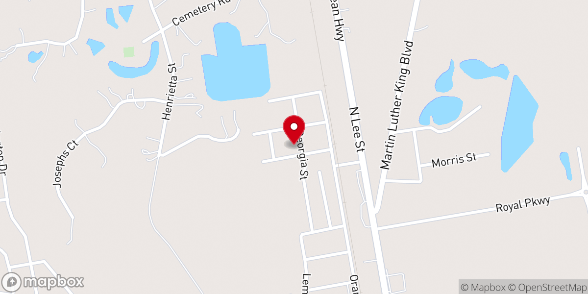 Map showing location of Georgia Avenue Church of God