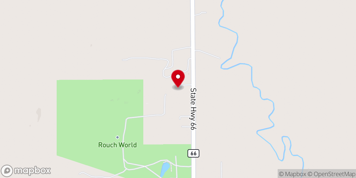 Map showing location of New Beginnings Church