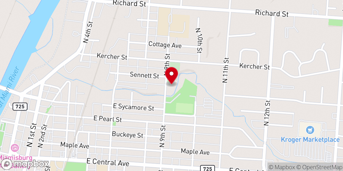 Map showing location of Free Pentecostal Holiness Church