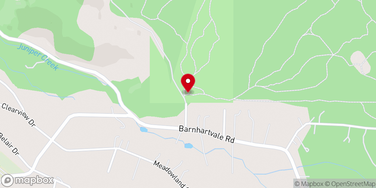 Map showing location of Dallas-Barnhartvale Nature Park