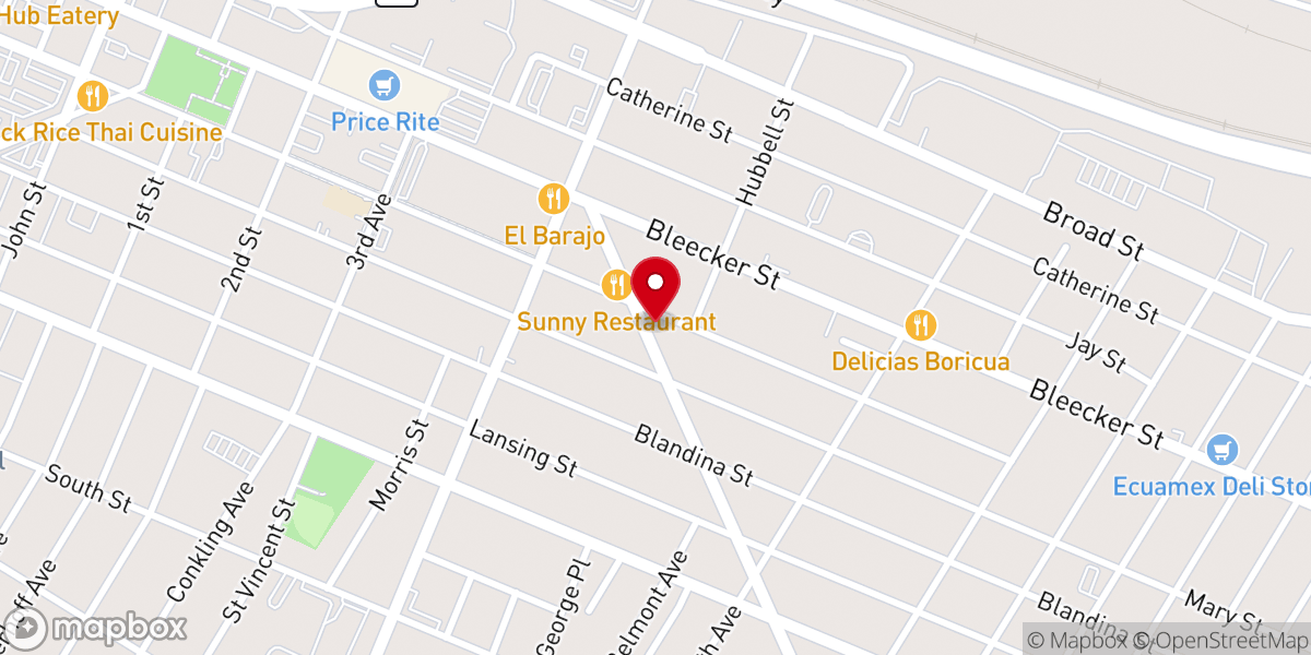 Map showing location of Christian Apostolic Church