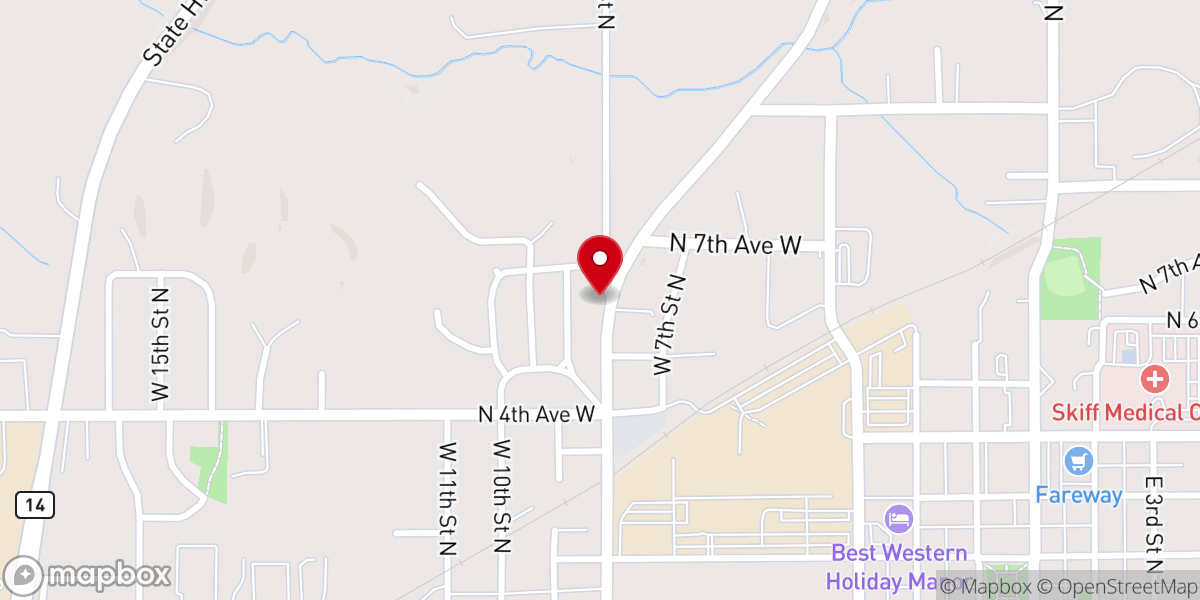 Map showing location of Newton New life community Church of the Nazarene