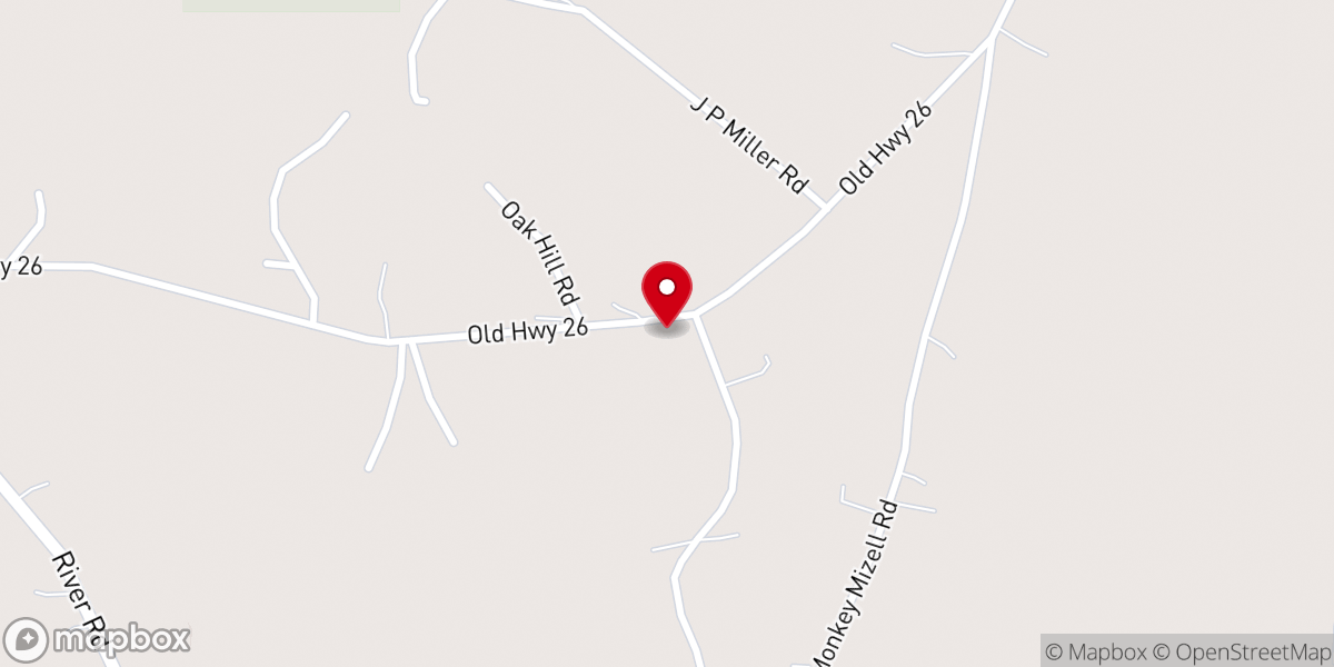 Map showing location of Calvary Missionary Baptist Church