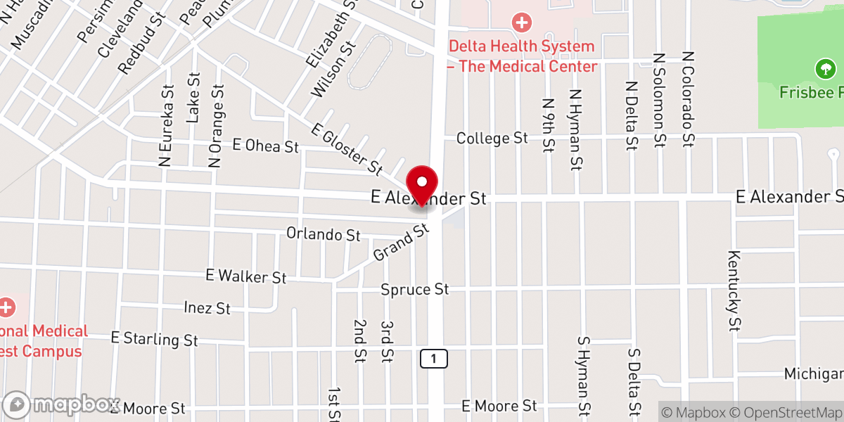 Map showing location of Apostolic Community Deliverance Church