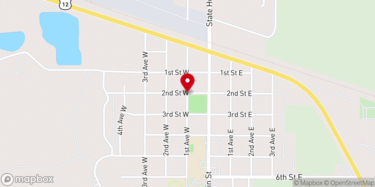 Map showing location of Redeemer Lutheran Church
