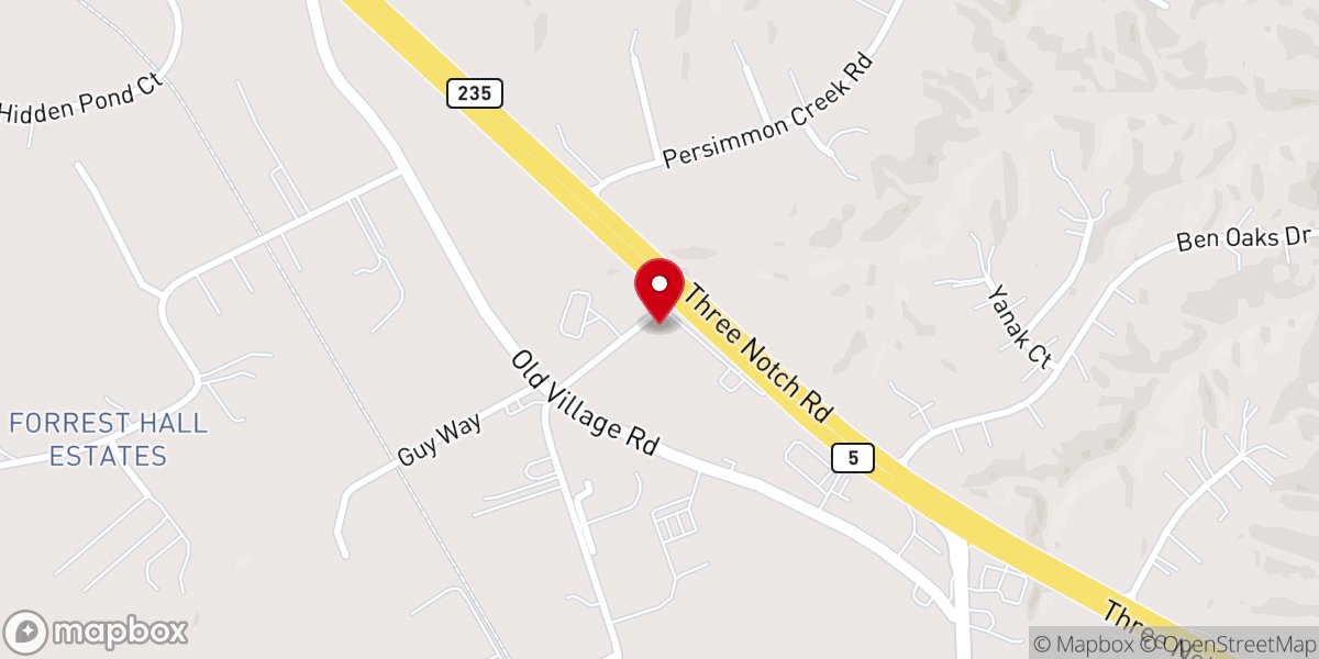 Map showing location of Church Without Walls Outreach Ministries