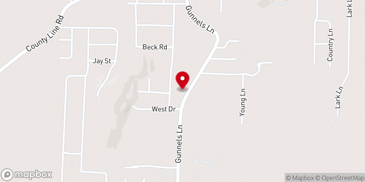 Map showing location of Pure Holiness Church