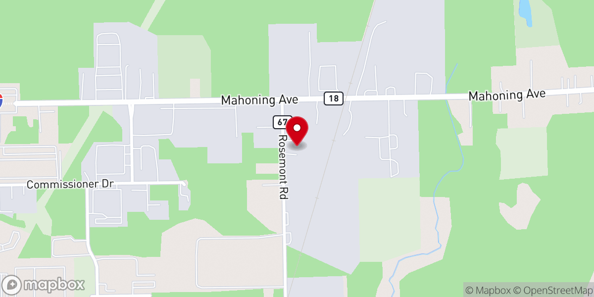 Map showing location of North Jackson Church-Nazarene