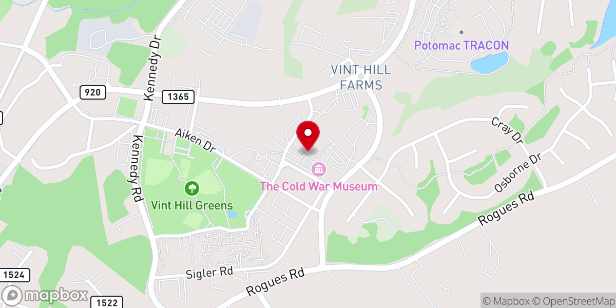 Map showing location of Living Hope Evangelical Presbyterian Church