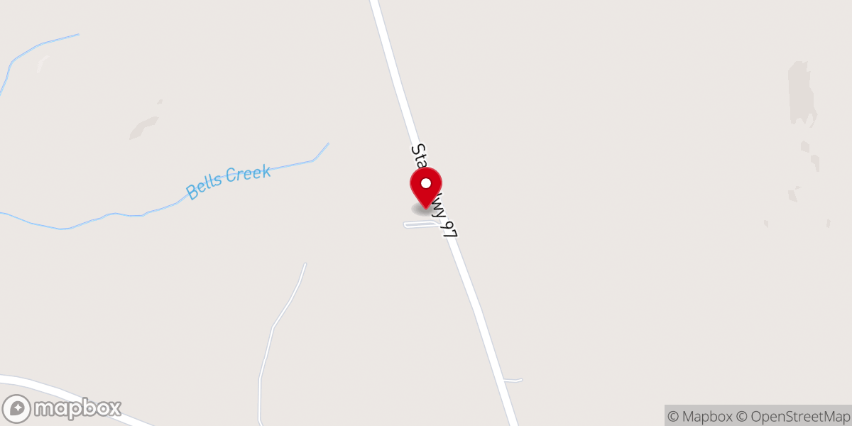 Map showing location of Saint Luke Baptist Number 2 Church