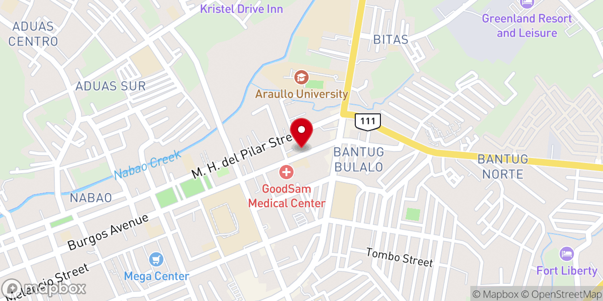 Map showing location of United Church of Christ in the Philippines - Burgos