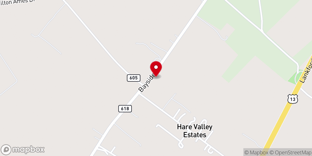 Map showing location of Bethel Baptist Church Parsonage