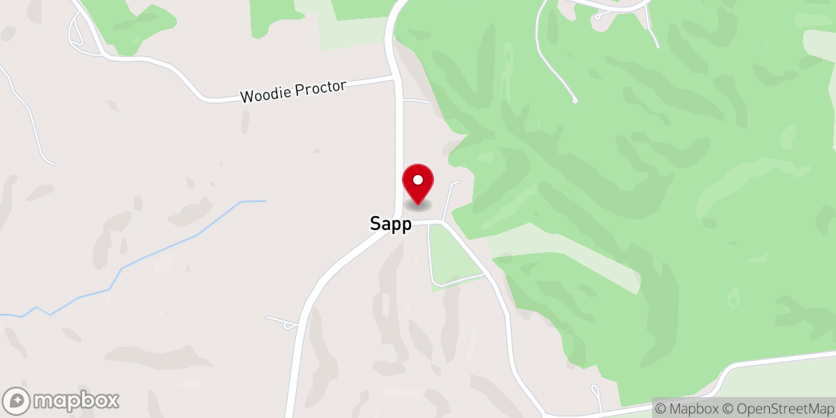Map showing location of Nashville Baptist Church