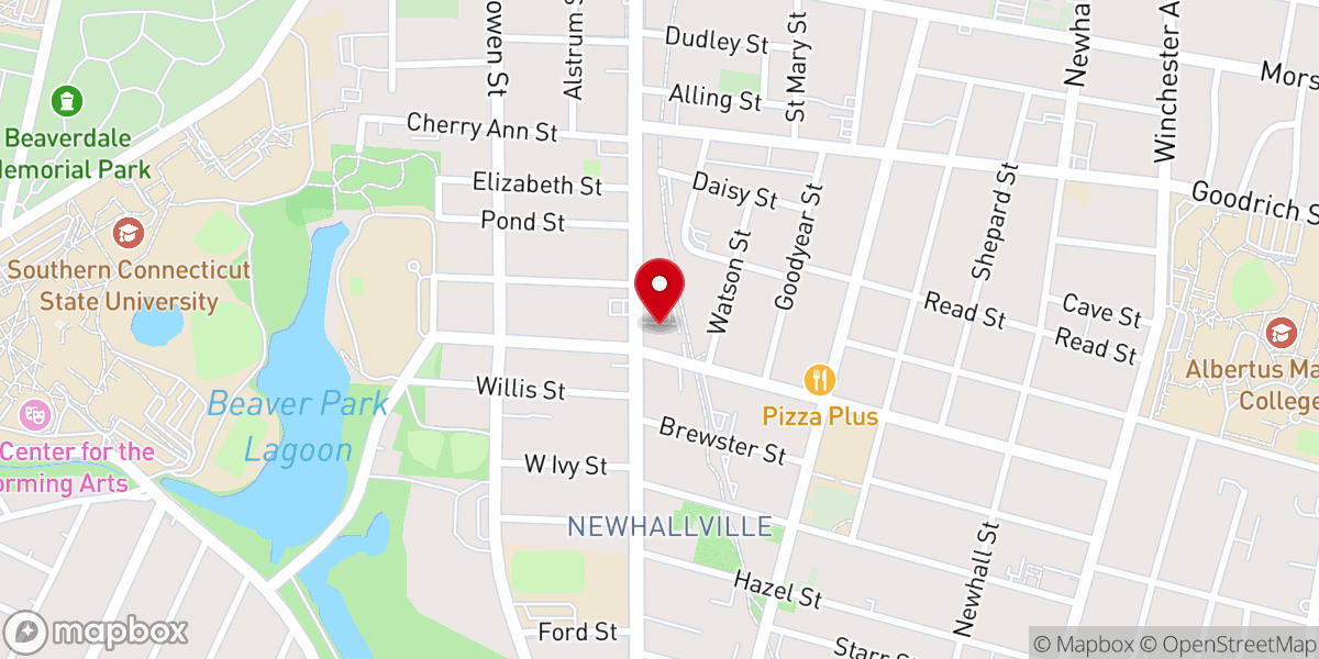 Map showing location of Shekinah Glory Apostolic Church
