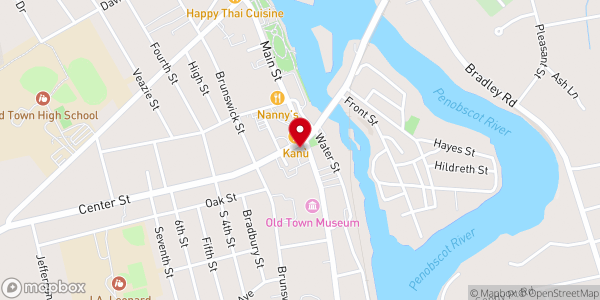 Map showing location of St. James' Episcopal Church
