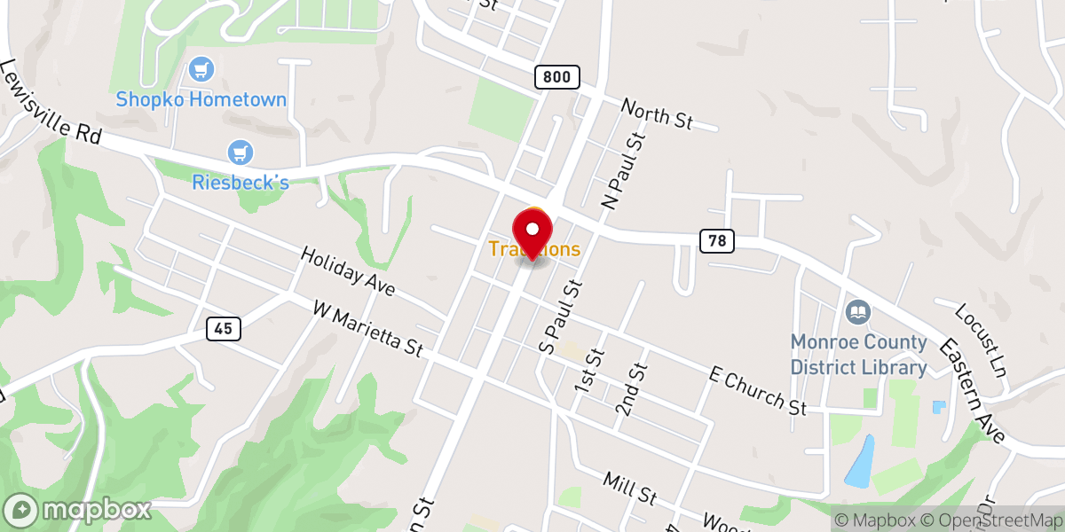 Map showing location of New Life Church