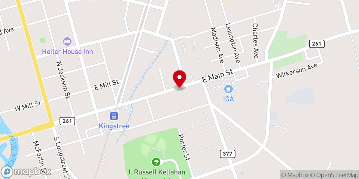 Map showing location of Saint Anns Catholic Church
