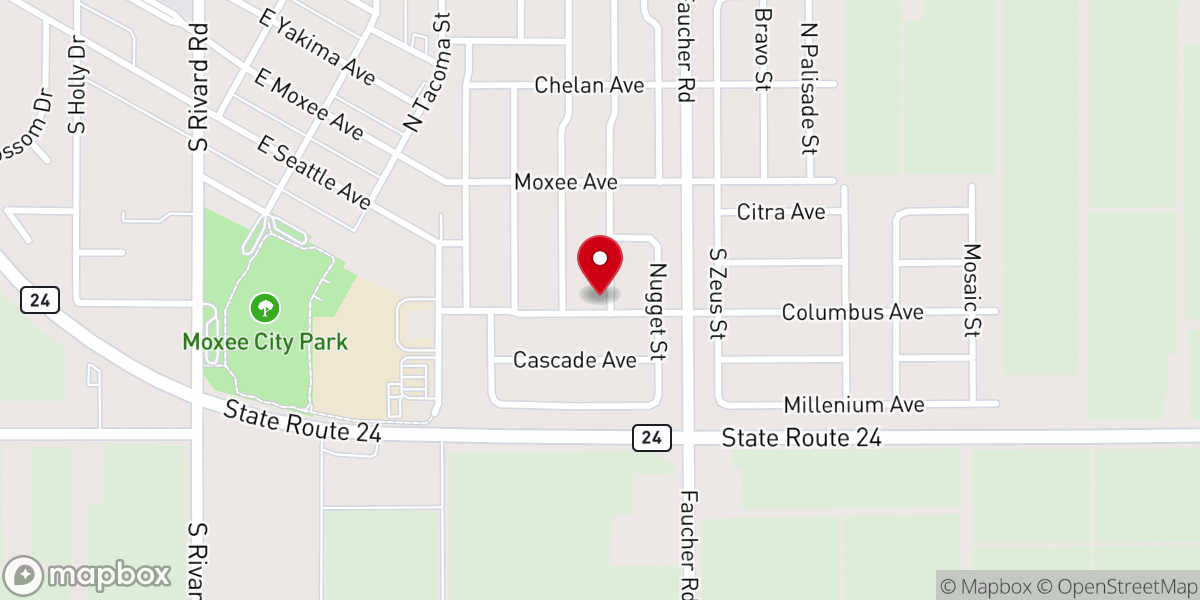 Map showing location of Soldier PTSD Ministry