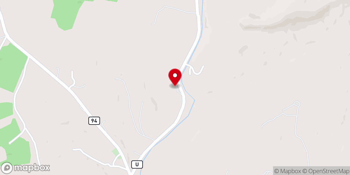 Map showing location of Smith Creek United Methodist