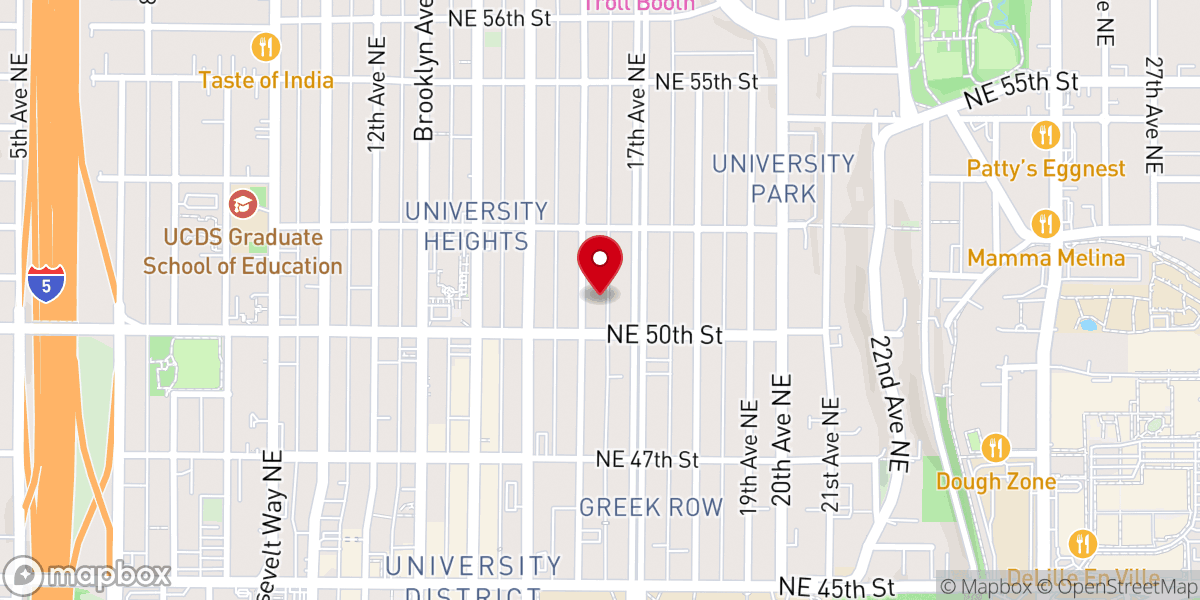 Map showing location of Doorways Ministries