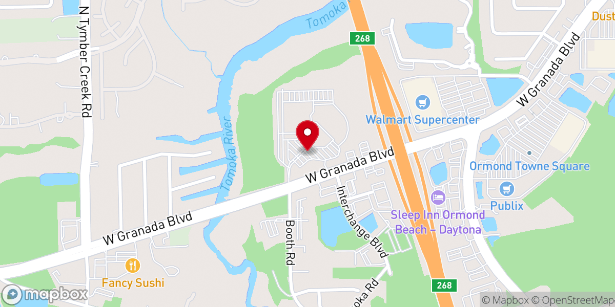 Map showing location of Calvary Christian Academy Athletic Department