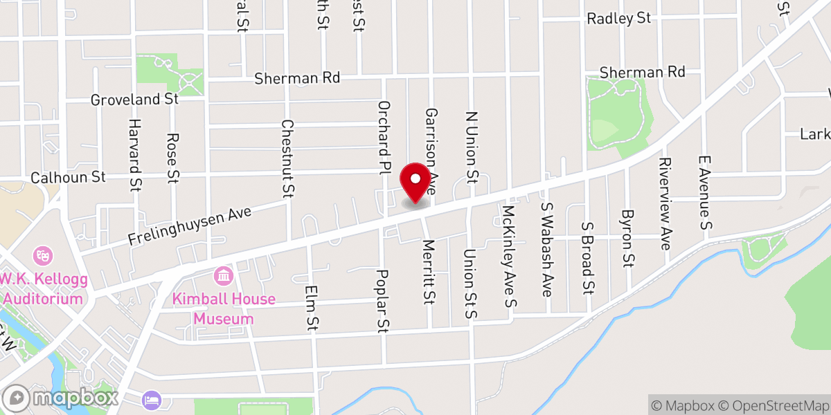 Map showing location of St Paul Evangelical Lutheran Church - LCMS