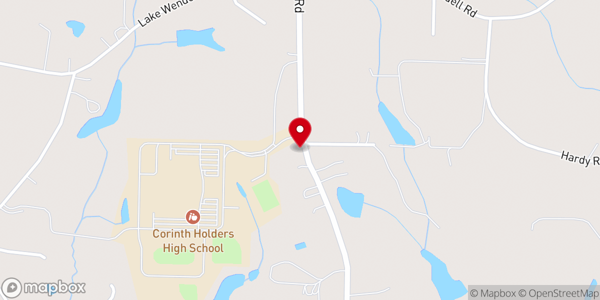 Map showing location of New Bethel United Church