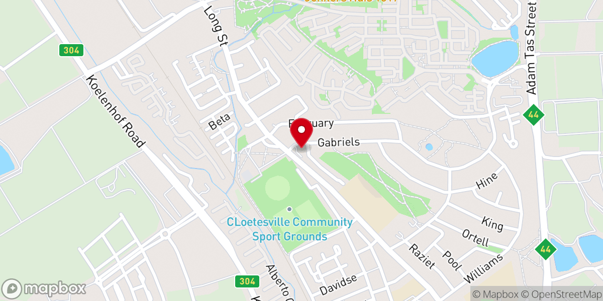 Map showing location of All Saints Catholic church