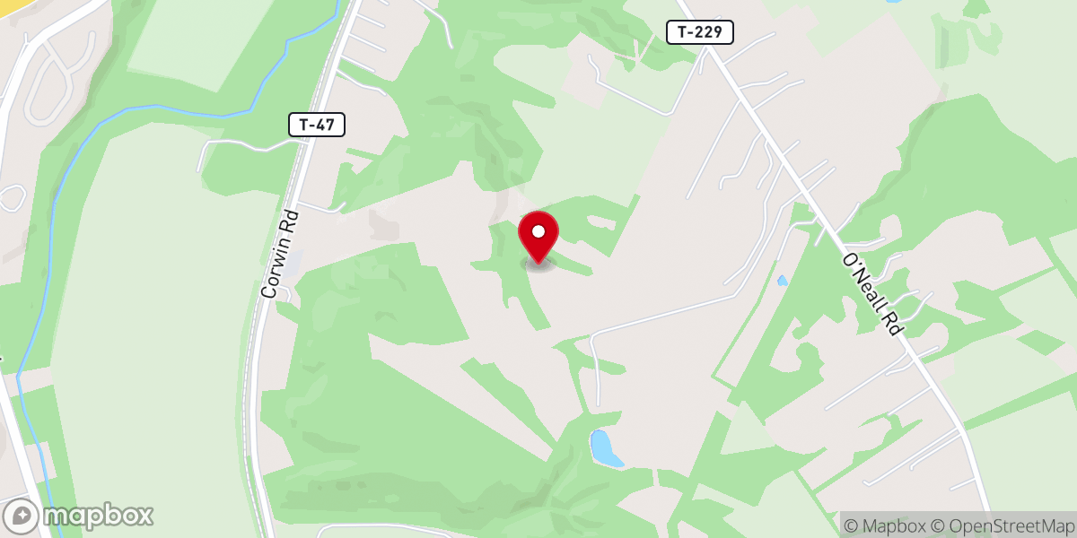 Map showing location of Shine Healing Ministries