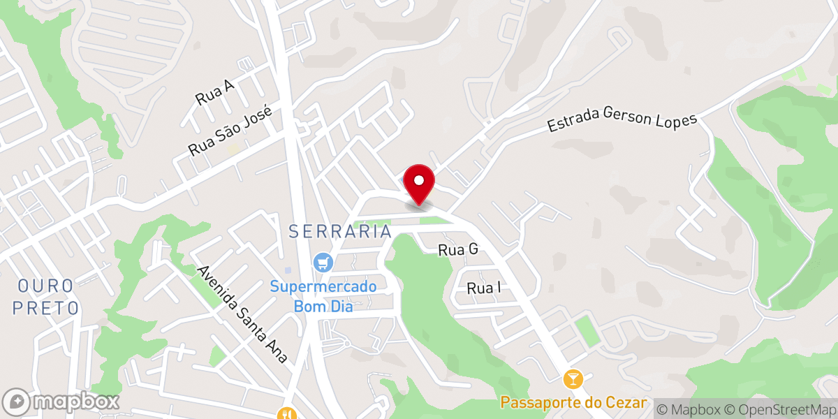 Map showing location of Paróquia Santa Terezinha De Jesus