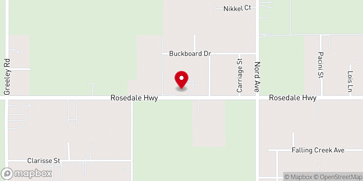 Map showing location of Crossover Church of Rosedale