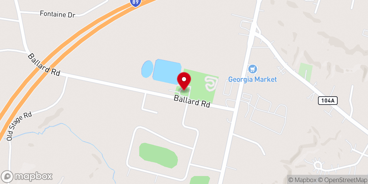 Map showing location of Redeming Grace Church