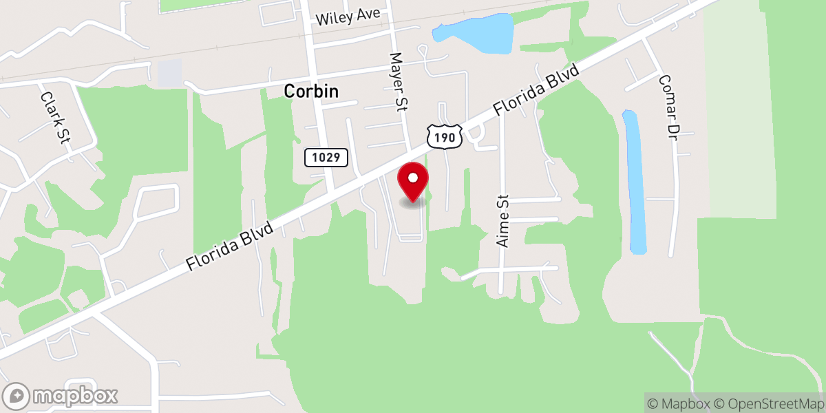 Map showing location of Walker Baptist Church