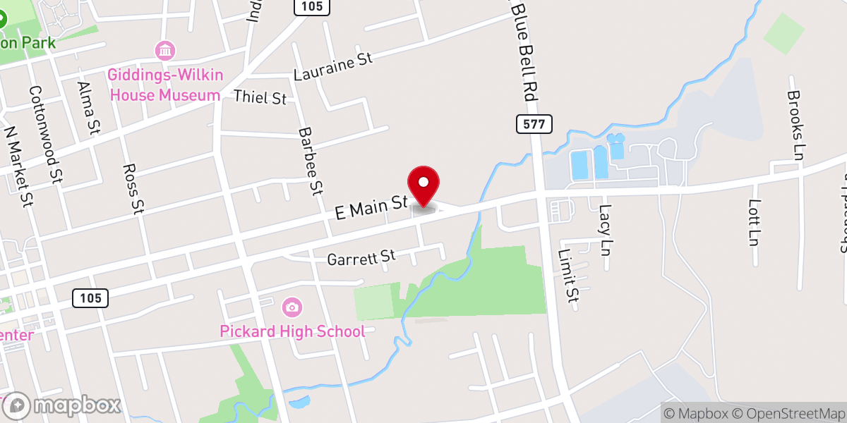 Map showing location of Independent Missionary Baptist