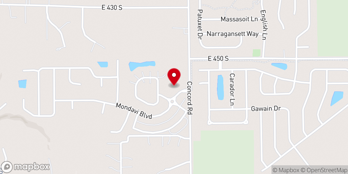 Map showing location of Innovation Church
