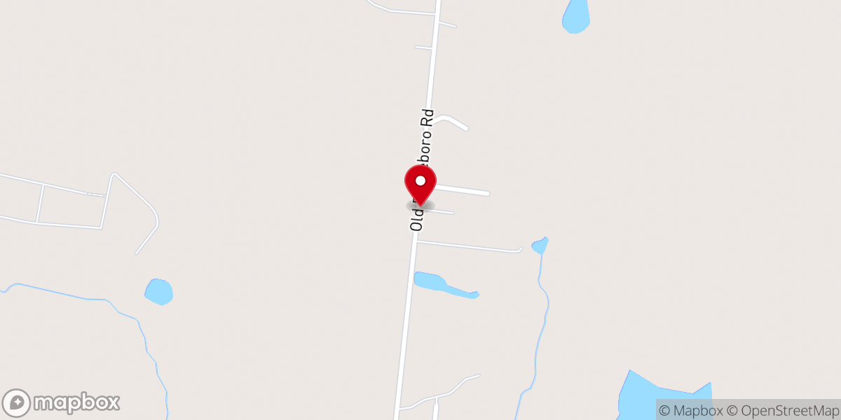 Map showing location of Avalon Baptist Church