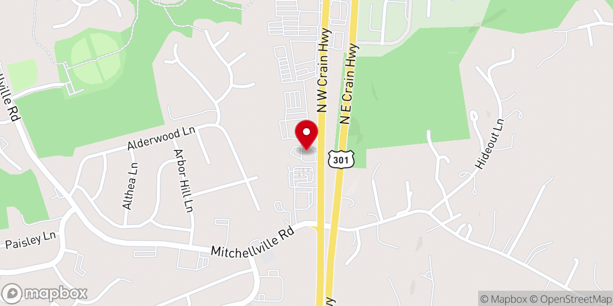 Map showing location of New Vision Church