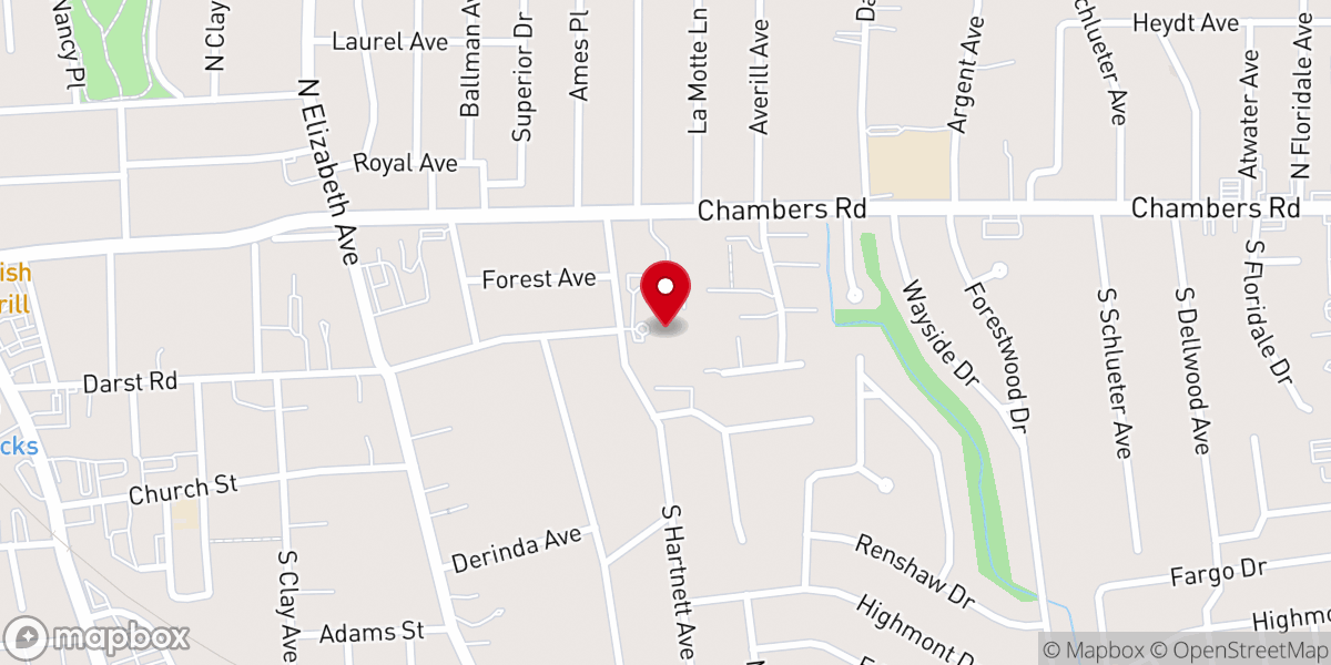 Map showing location of Knights of Columbus - Council #1215