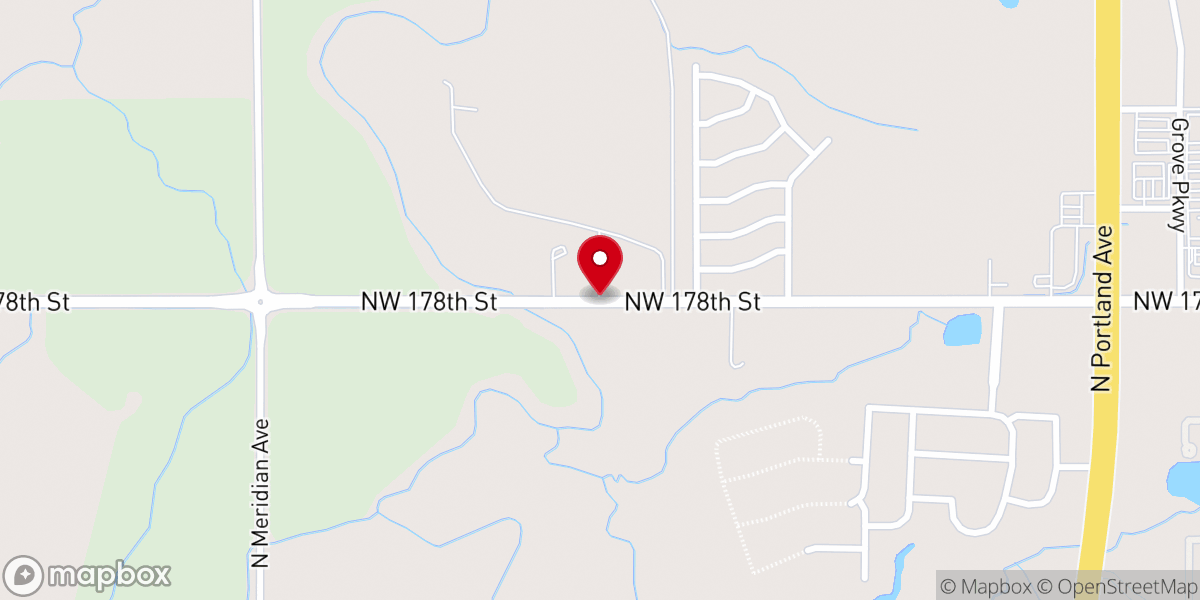 Map showing location of The Barn At The Woods