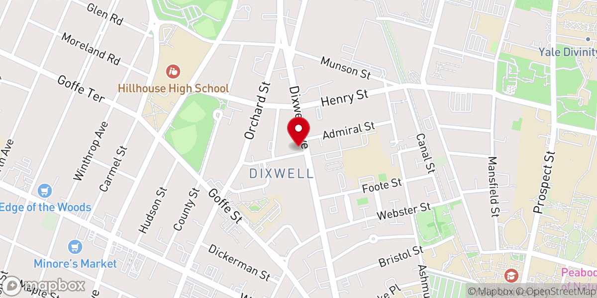Map showing location of Varick Memorial African Methodist Episcopal Zion Church