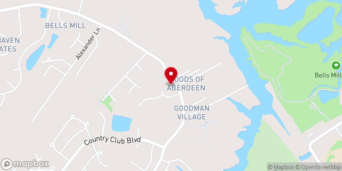 Map showing location of Mt Olive Church of God-Christ