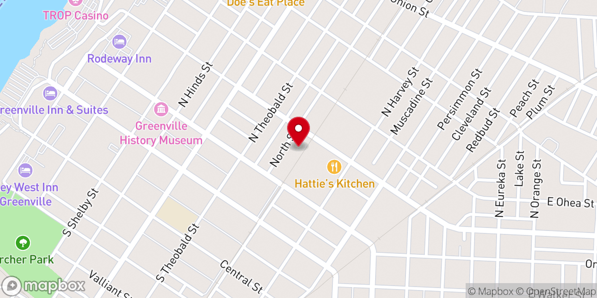 Map showing location of True Gospel Church