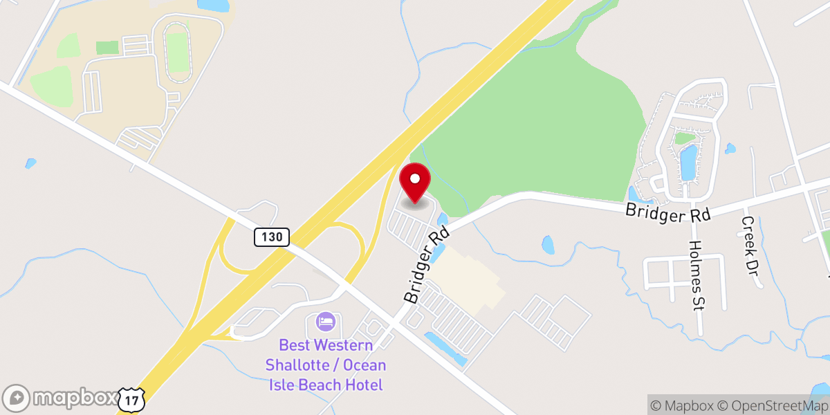 Map showing location of Coastal Church