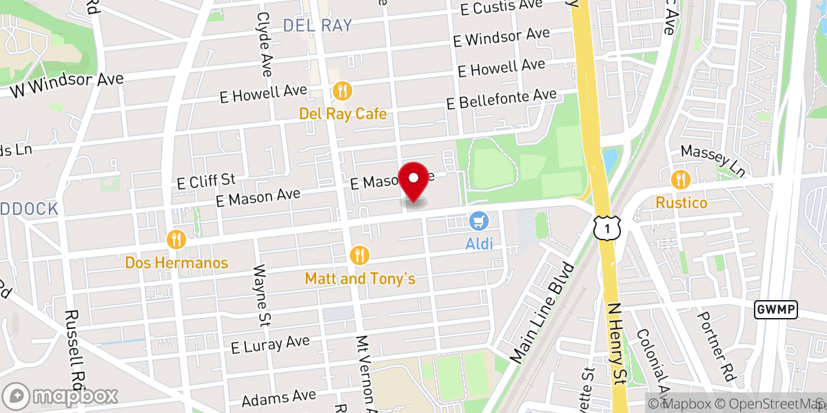 Map showing location of St. Andrew and St. Margaret of Scotland Anglican Catholic Church