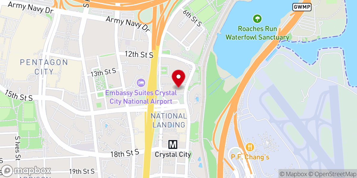 Map showing location of DeVry University
