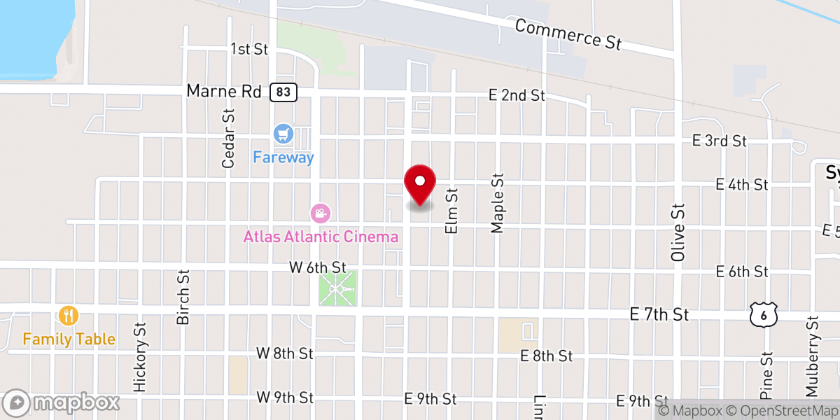 Map showing location of Choice Printing