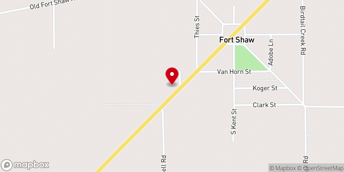 Map showing location of St Ann's Catholic Church